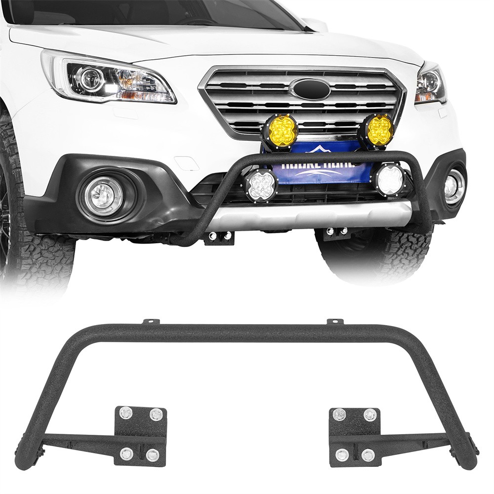 Front Bull Bar Rally Light Bar Tabs For 2015 2016 2017 2018 2019 Subaru Outback