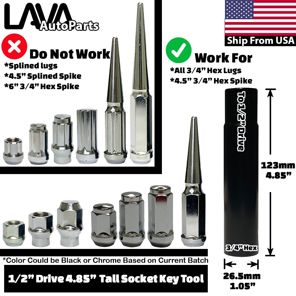 24x Red 14×1.5 Spike Lug Nut Fit Chevy Silverado 1500 Tahoe Suburban Traverse