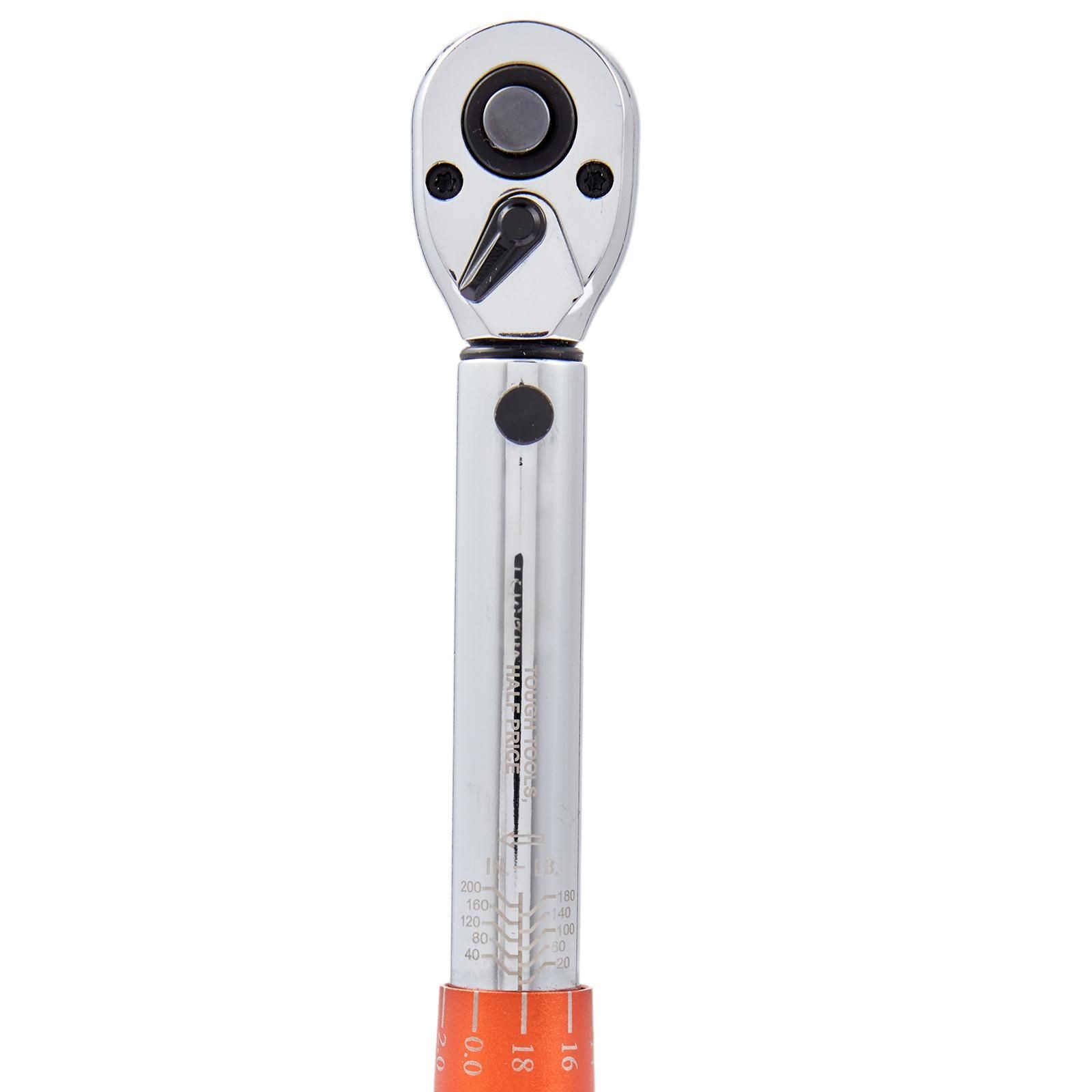 Torque Wrench Adjustable Dual-Direction set 1/4″ Drive 20-200ft.lb/3-23n.m