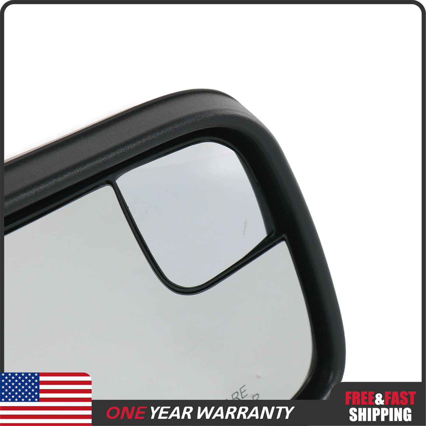 Manual Fold Textured Right Side Power Mirror For Ford 2011-2015 Explorer Black