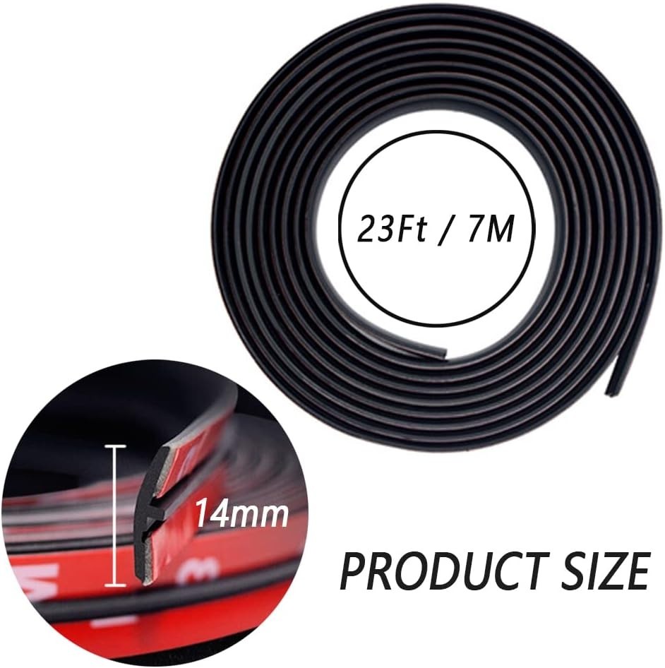 Self-Adhesive 23Ft T-Shape Car Seal – Easy Installation for Cars, SUVs, Trucks