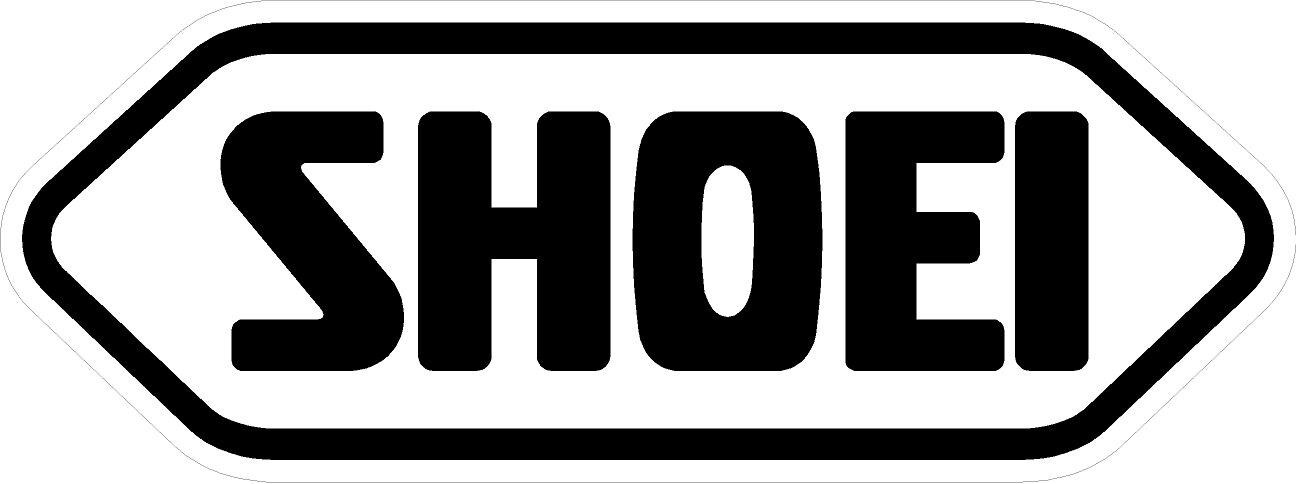 #1008 (2) 3.5″ Shoei Helmet Racing Sponsor Decal Sticker LAMINATED