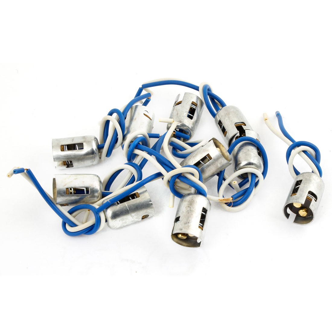 10 Pcs DC 12V 1157 1016 Bulb Socket Brake Turn Signal Light Harness Wire Adapter