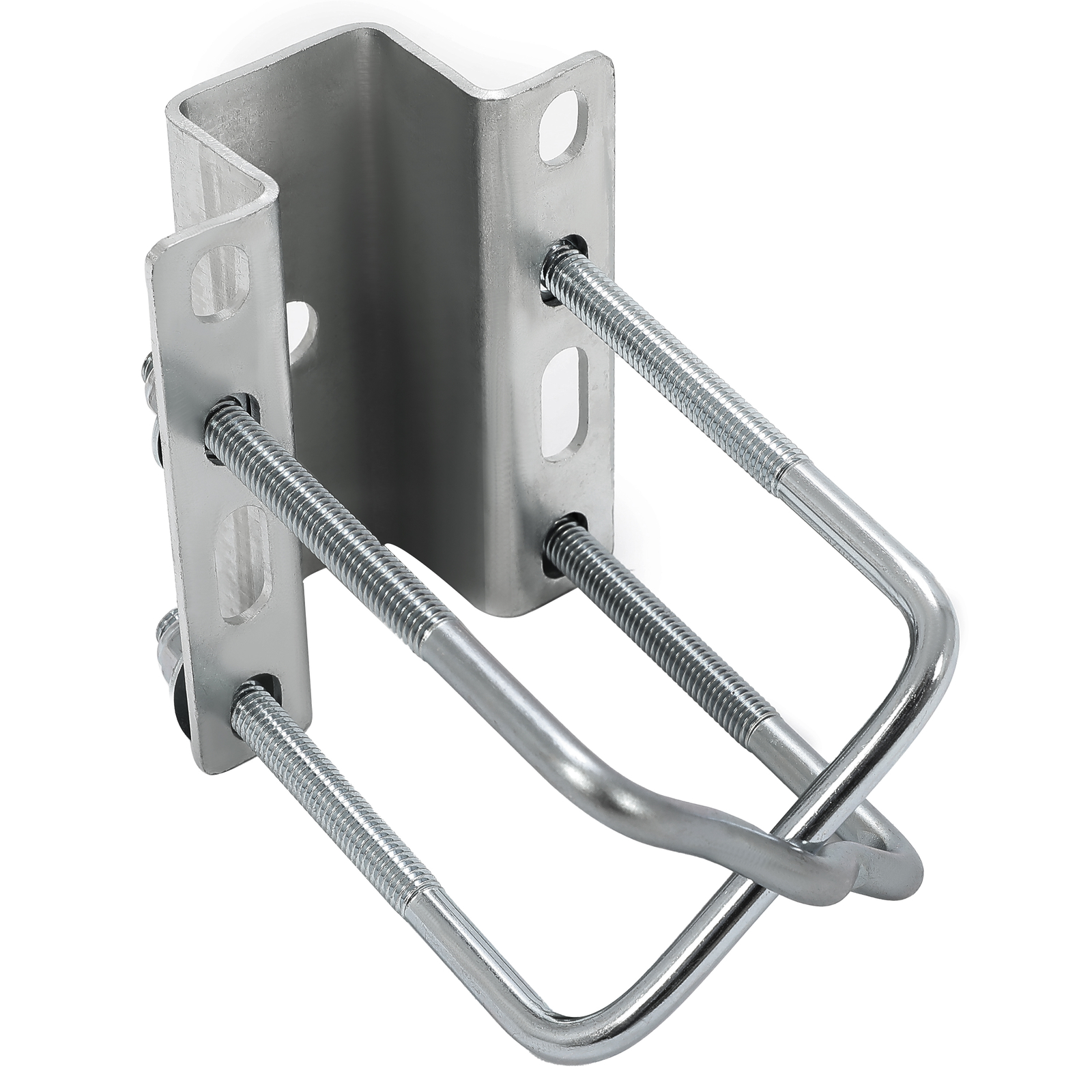 Pair 60″ Boat Trailer Zinc-Plated Guide On Post Kit With PVC Poles Covers