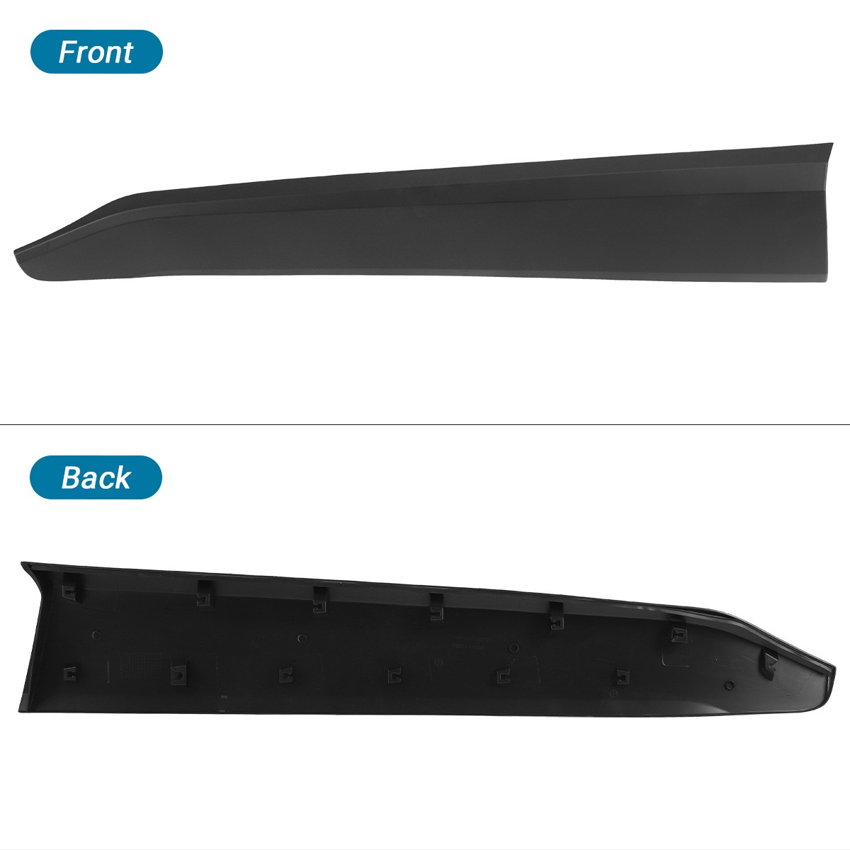 Front+Rear Left Door Lower Molding Trim Cover Panel For Toyota C-HR 2018-2022