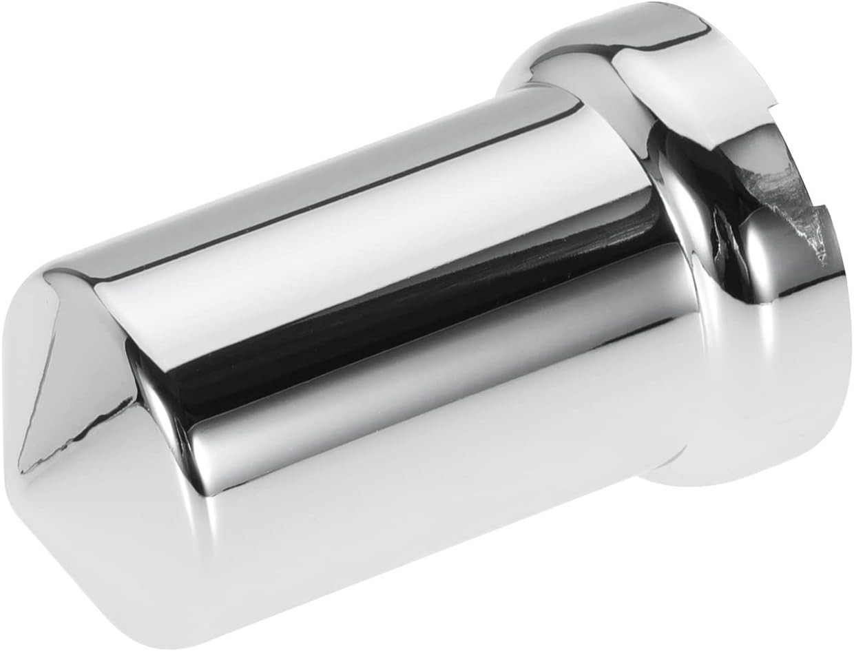 33mm Chrome ABS Plastic Lug Nut Covers Caps for Semi Truck (Pack of 40)