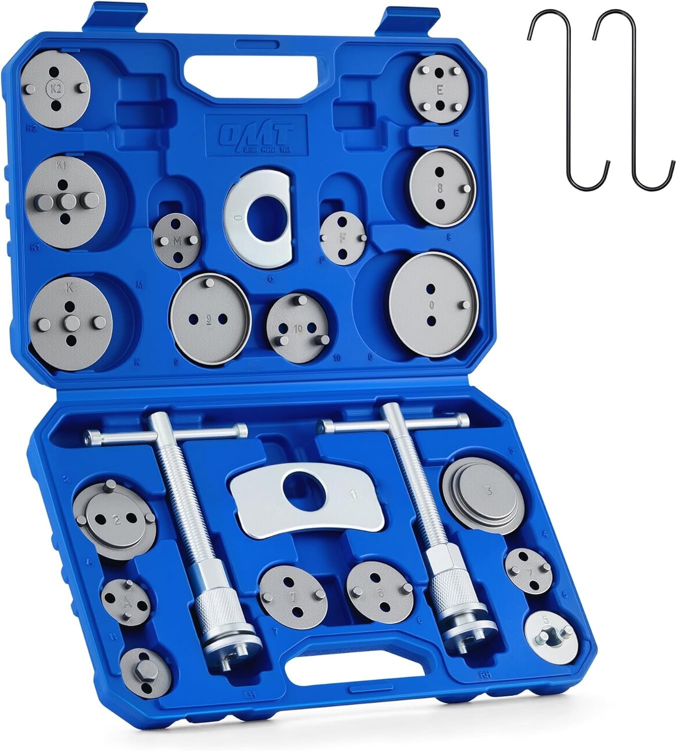 Orion Motor Tech 24pc Brake Caliper Compression Tool Set, Heavy Duty Brake