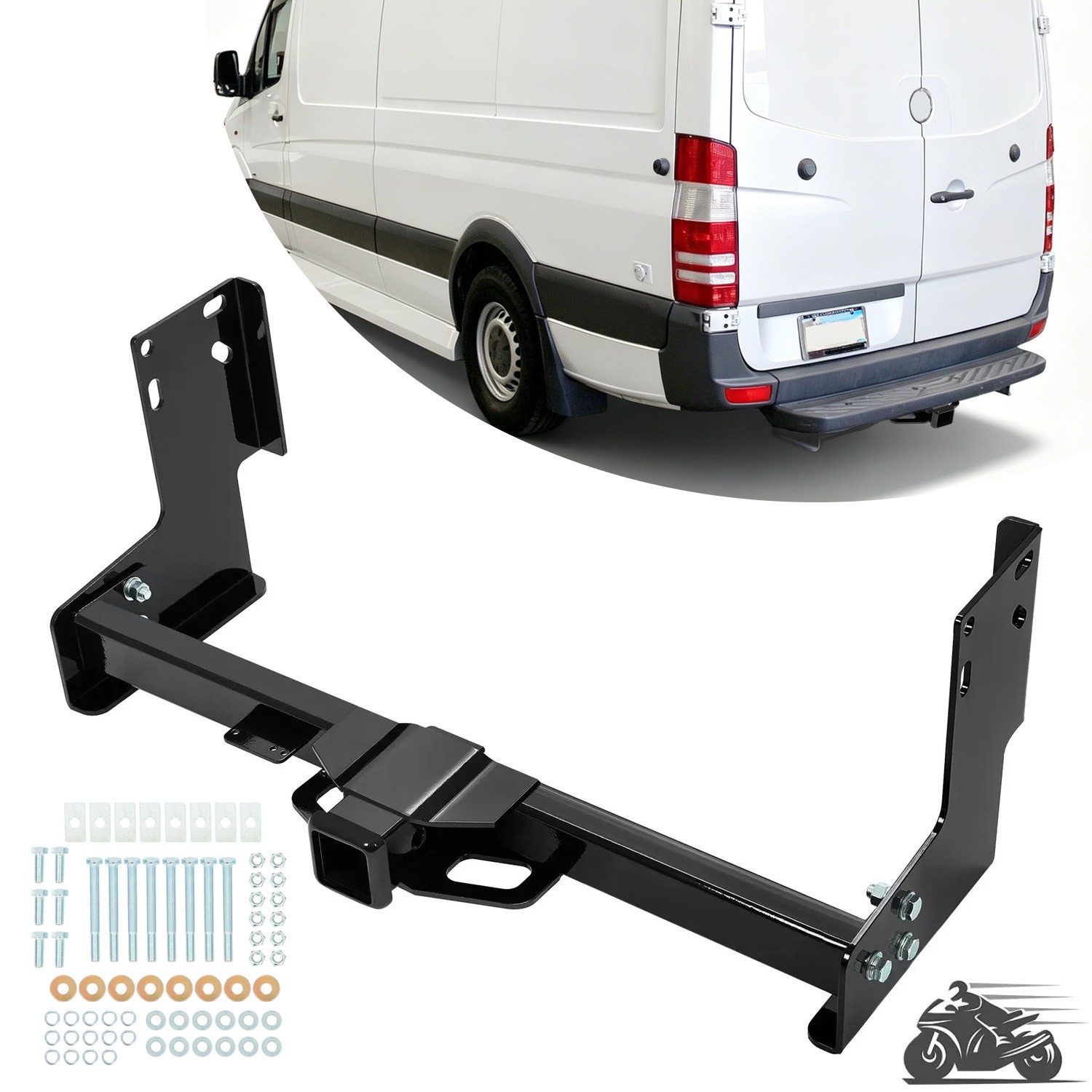 For Freightliner Sprinter 2500 3500 2007-2026 Class 3 Trailer Hitch 2″ Receiver