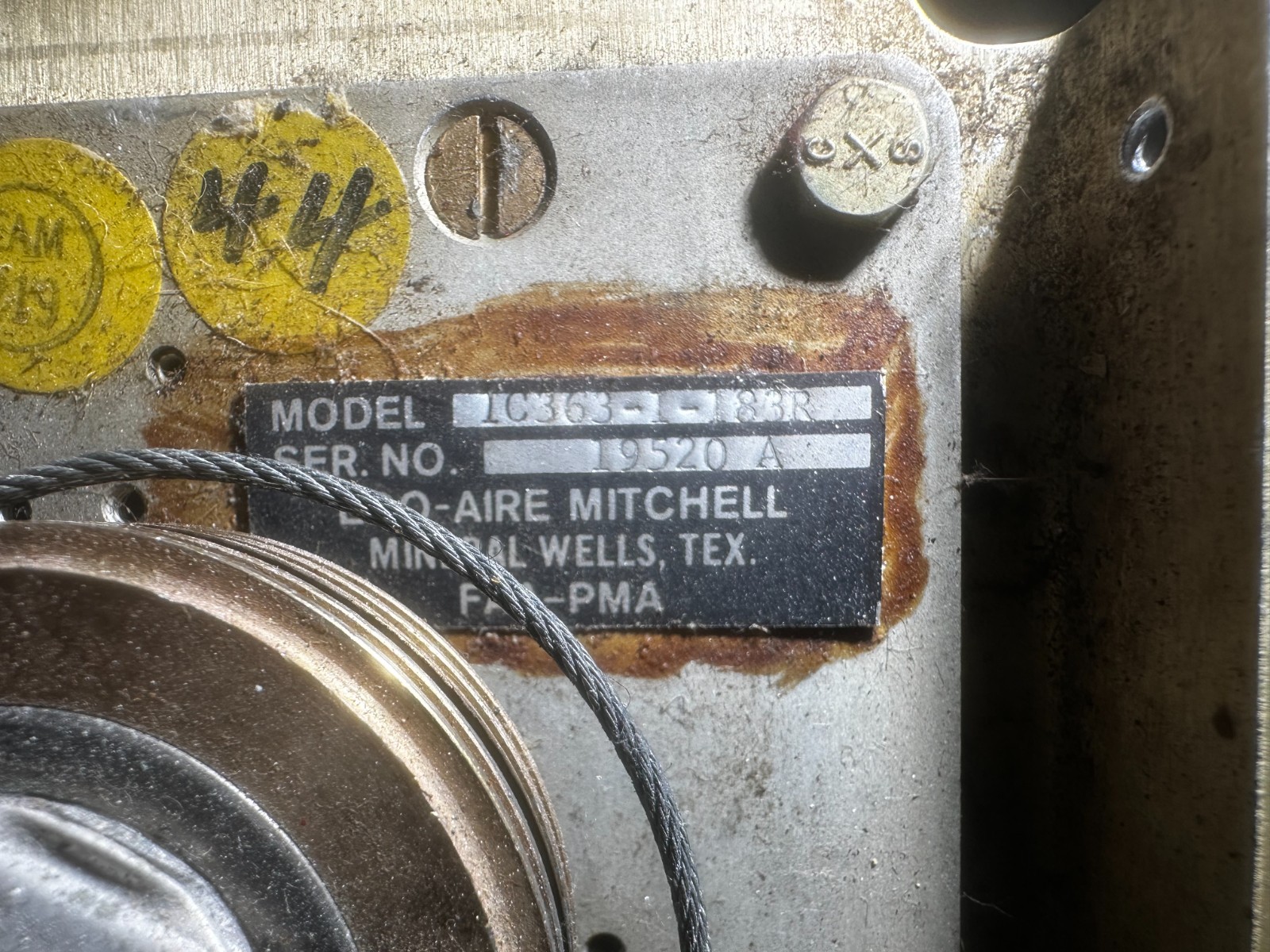 Edo-Aire Mitchell roll servo with bracket 1C363-1-183R guaranteed 30 days
