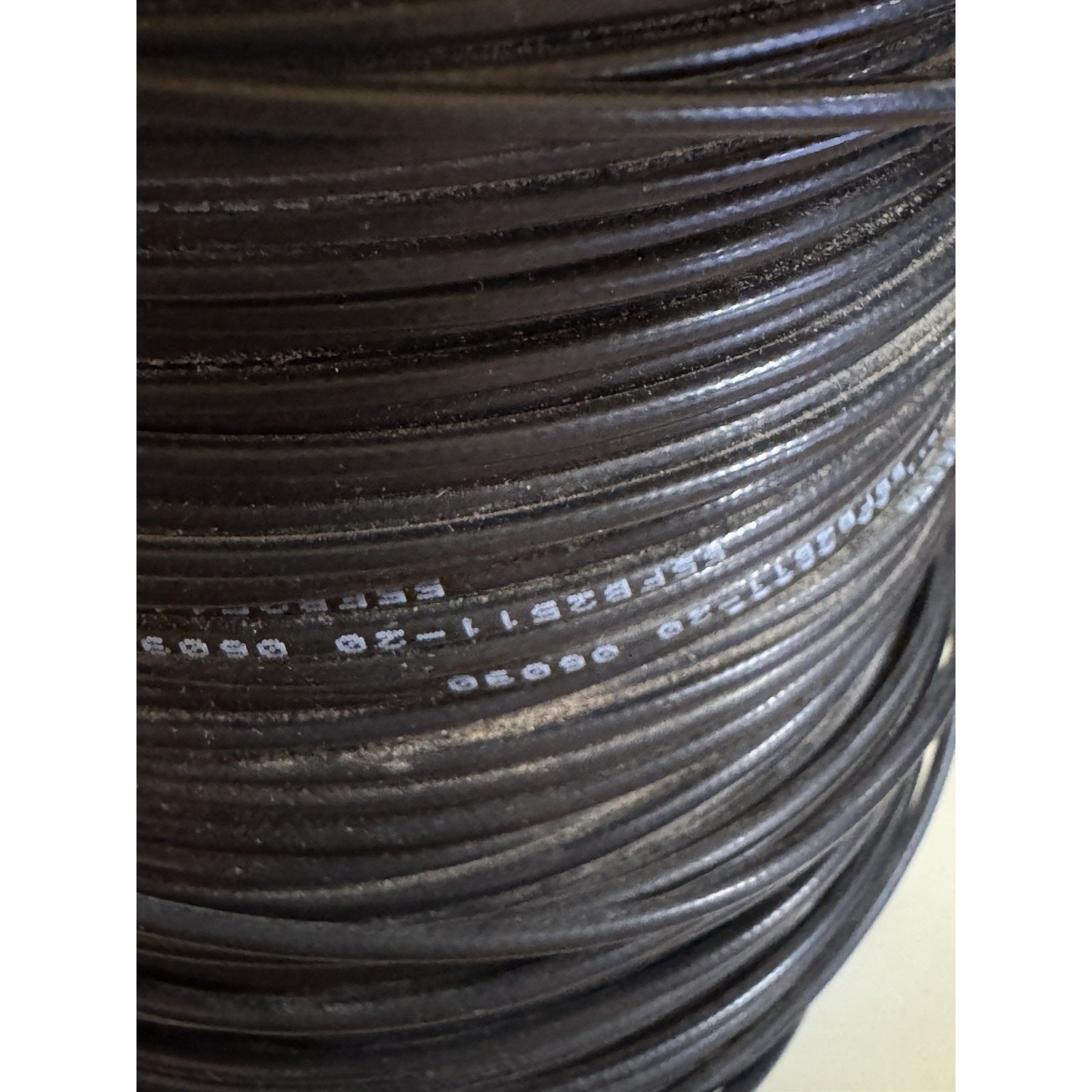 400′ 20 AWG 2 CONDUCTOR AEROSPACE AIRCRAFT WIRE Raychem Black