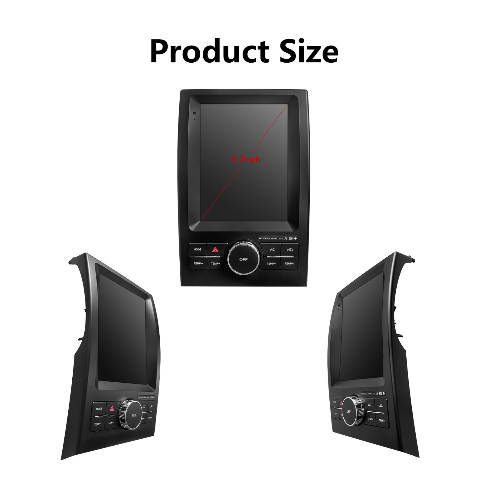 For Ford Flex 2013 – 2019 9.7″ Android 14 Radio Stereo FM Apple Carplay GPS Navi