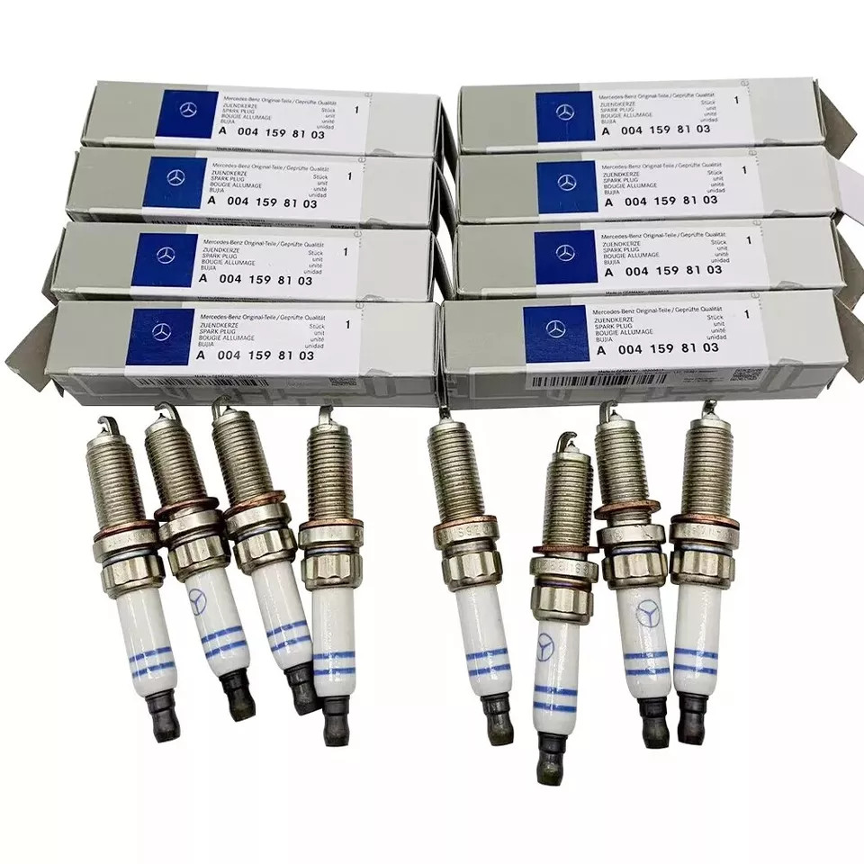 8pcs Genuine Spark Plugs A0041598103 For Mercedes W166 R172 W204 W207 W212 W216