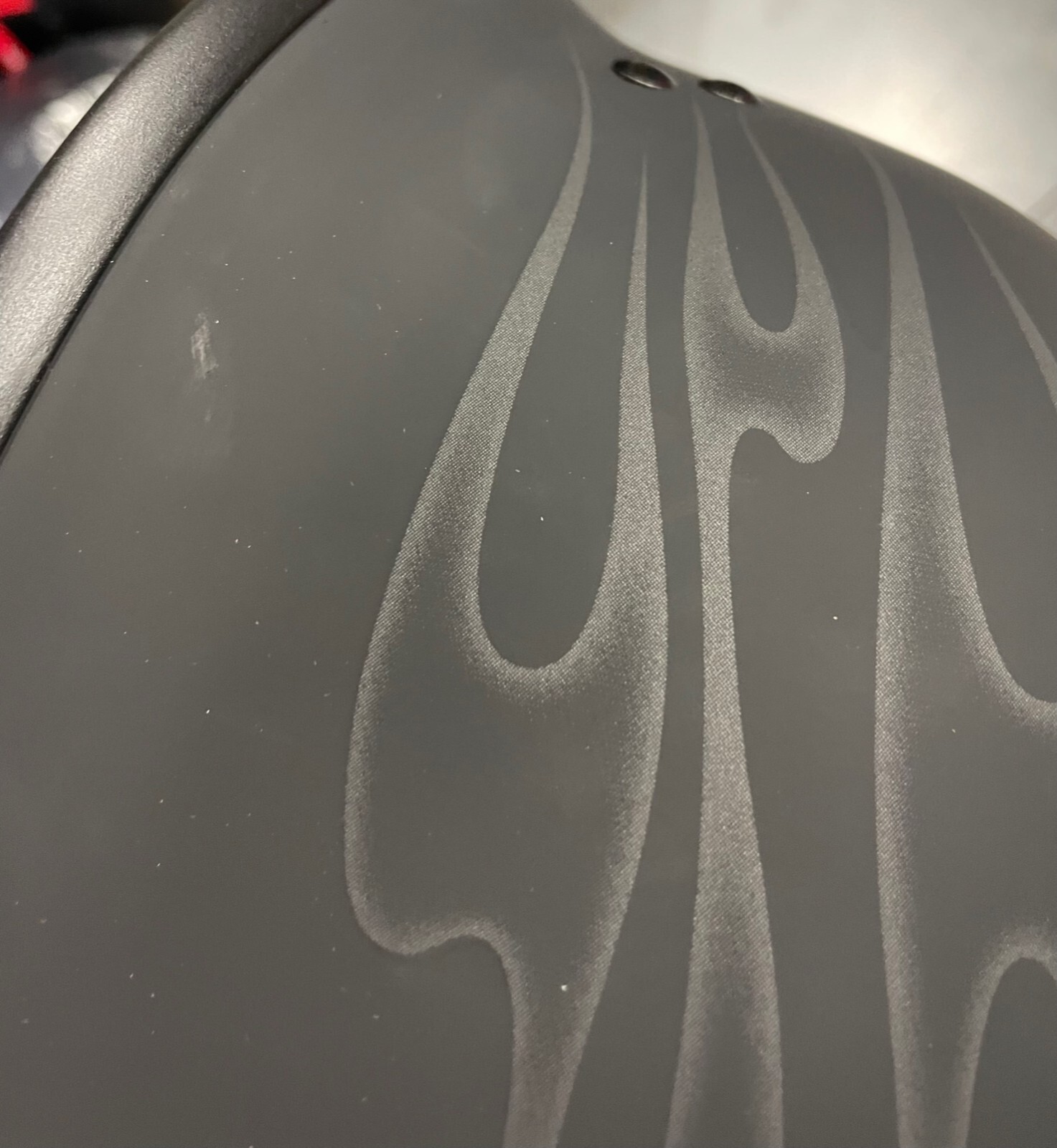 Fly Racing Ghost Skull M With Cosmetic Blem.