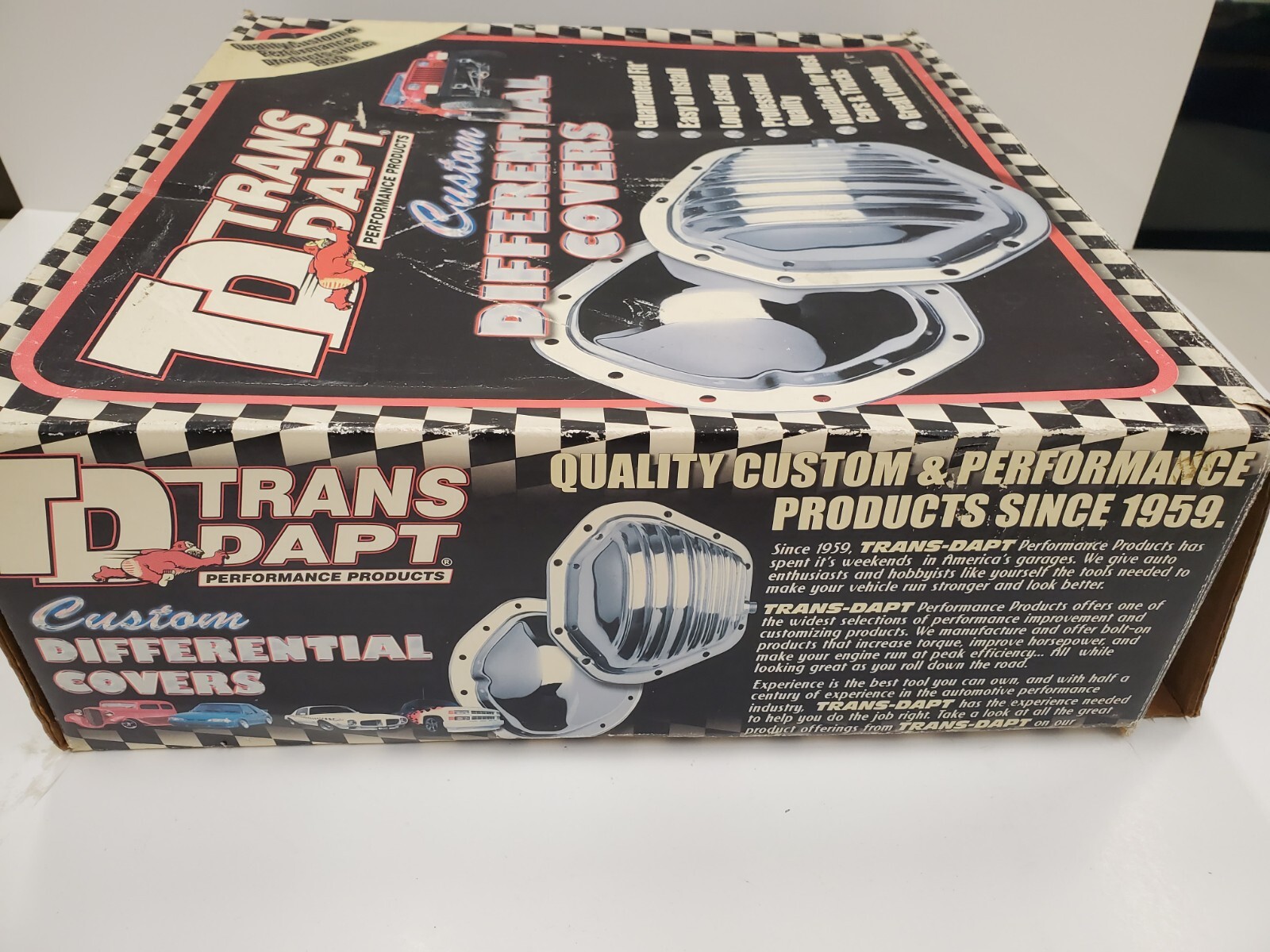 TD TransDapt Performance Custom Chrome Differential Cover Gmc Chevy 9071