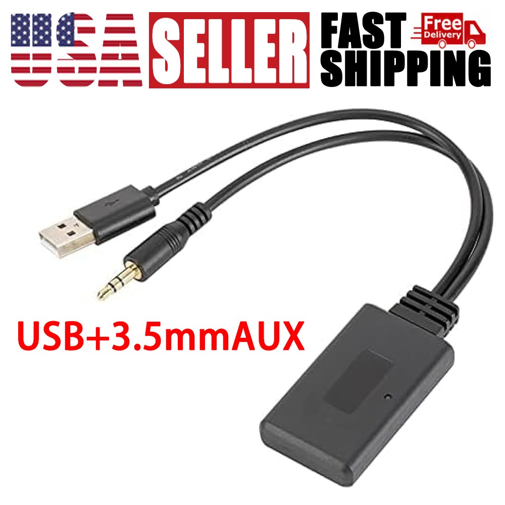 Wireless Bluetooth AUX Audio Car Interior Accessories Universal Receiver Adapter