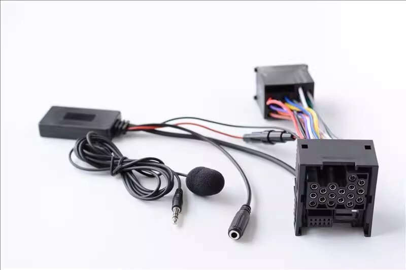 Bluetooth 5.0 Music Audio Adapter Microphone Cable for BMW E46 3 Series 02-06