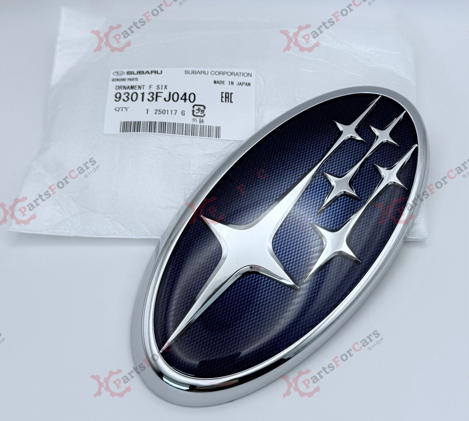 OEM 2015-2017 Subaru Front Grille Emblem Badge Impreza Crosstrek NEW 93013FJ040