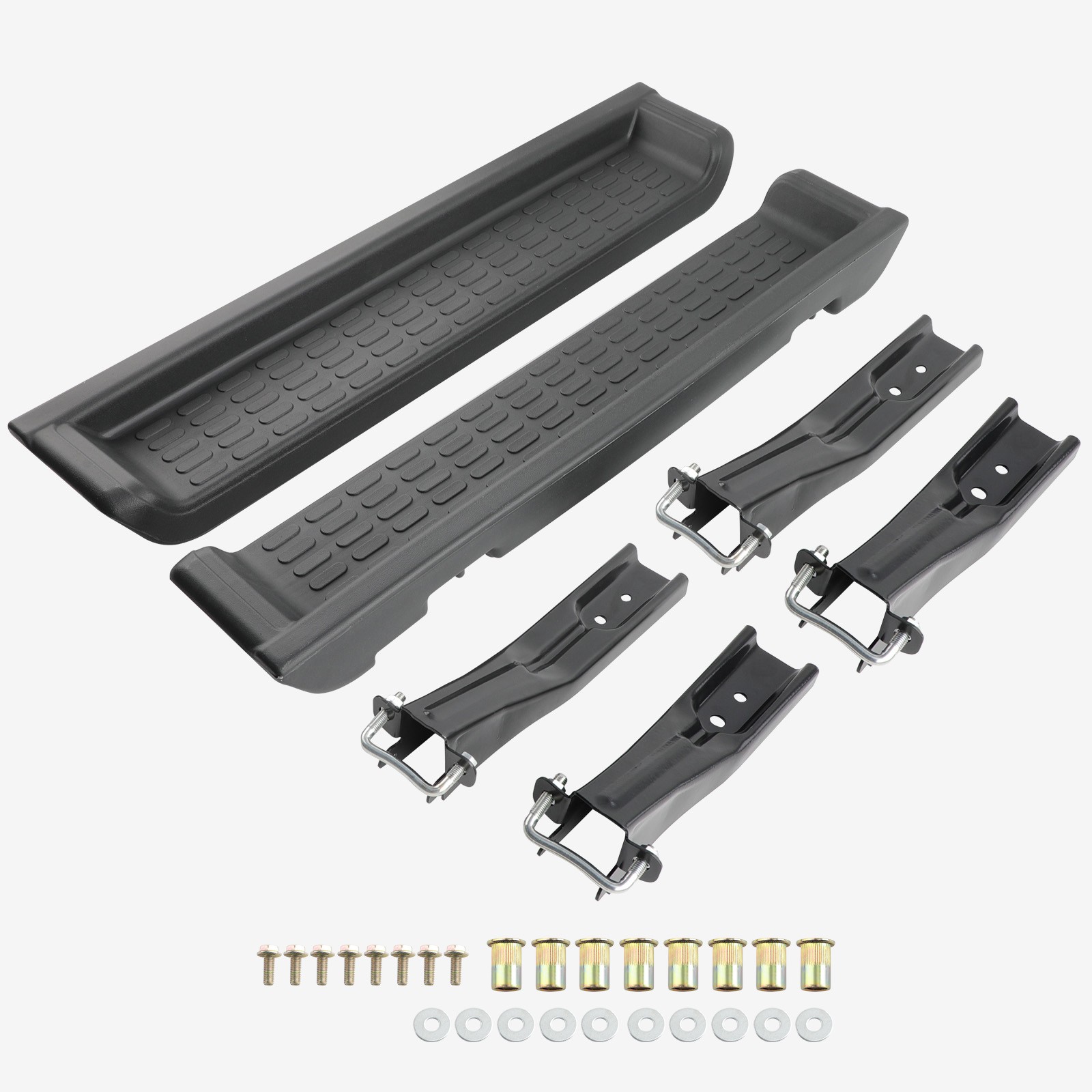 2 Pcs Side Step Nerf Bar Running Board for Jeep Wrangler TJ 1997-2006 PW4511