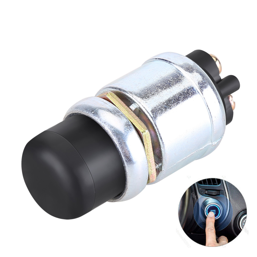 50A 12V Waterproof Car Boat Track Switch Push Button Horn Engine Start Starter