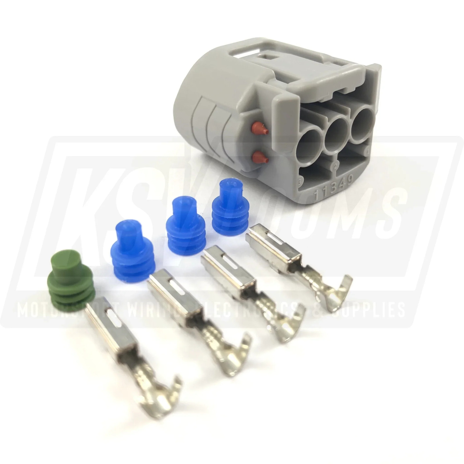 Toyota Lexus 3-Pin Oval Alternator Connector Plug Clip Kit 90980-11349