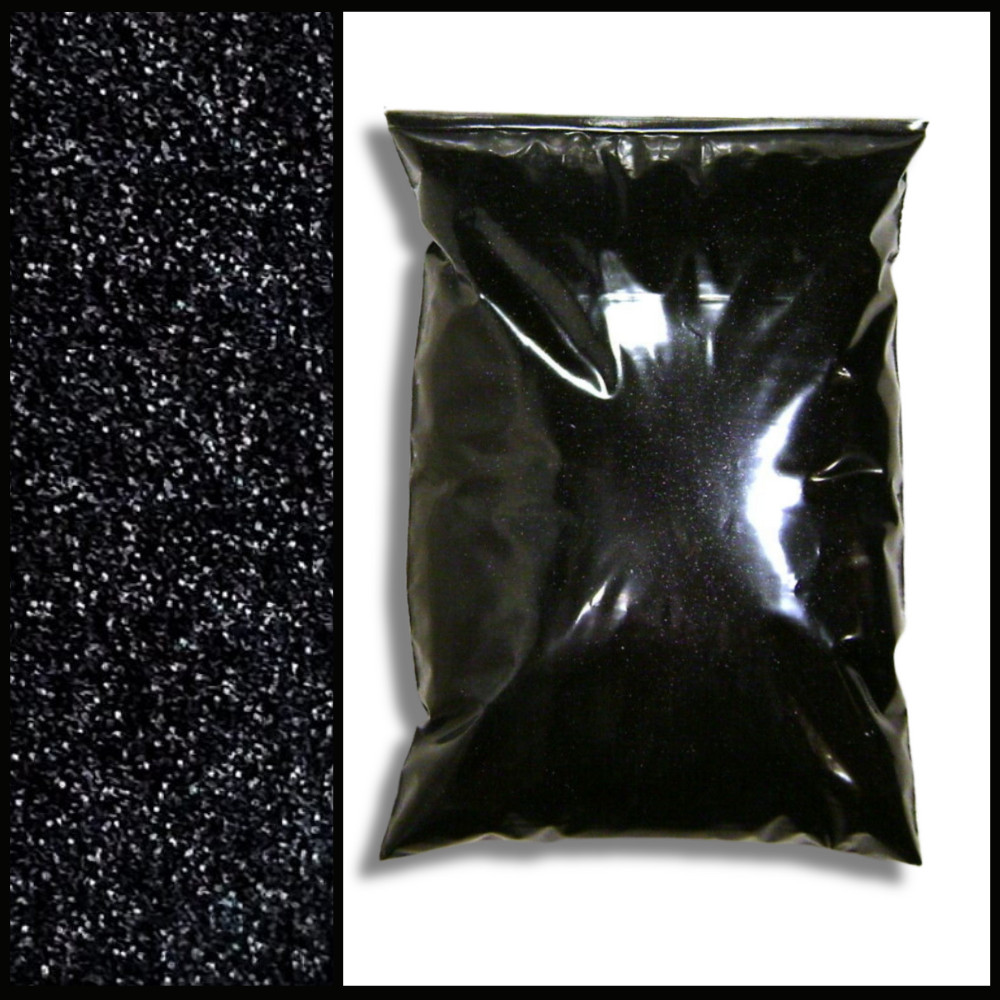 1 lb Intense Black .004″ Very Fine Metal Flake, Luxe Auto Paint Additive (445g)