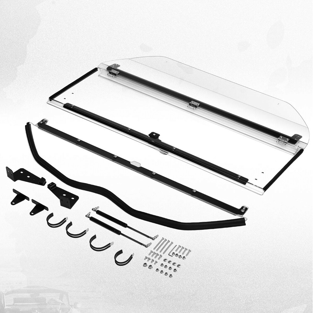 Upgraded Version 2-IN-1 Front Flip Windshield For Can-Am Maverick X3 2018-2023