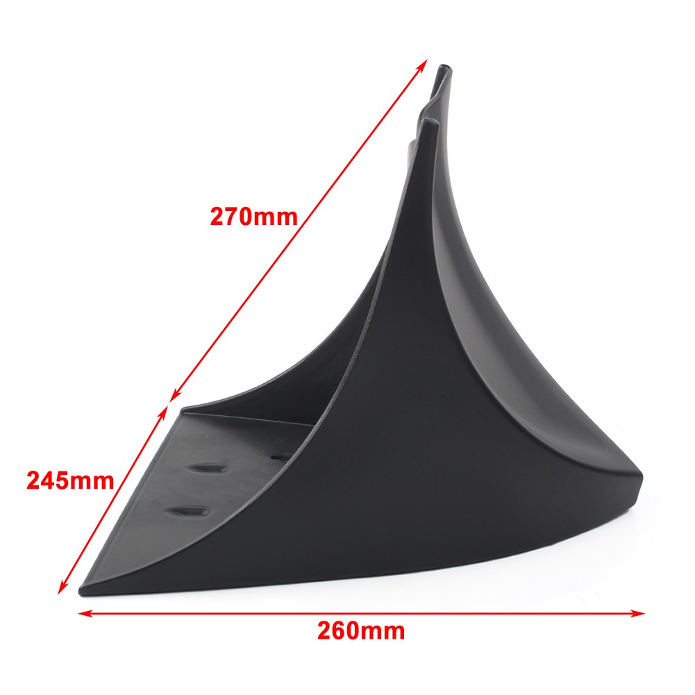 New ABS Plastic Chin Fairing Spoiler Mudguard For Harley Dyna 2004-2017 Glossy