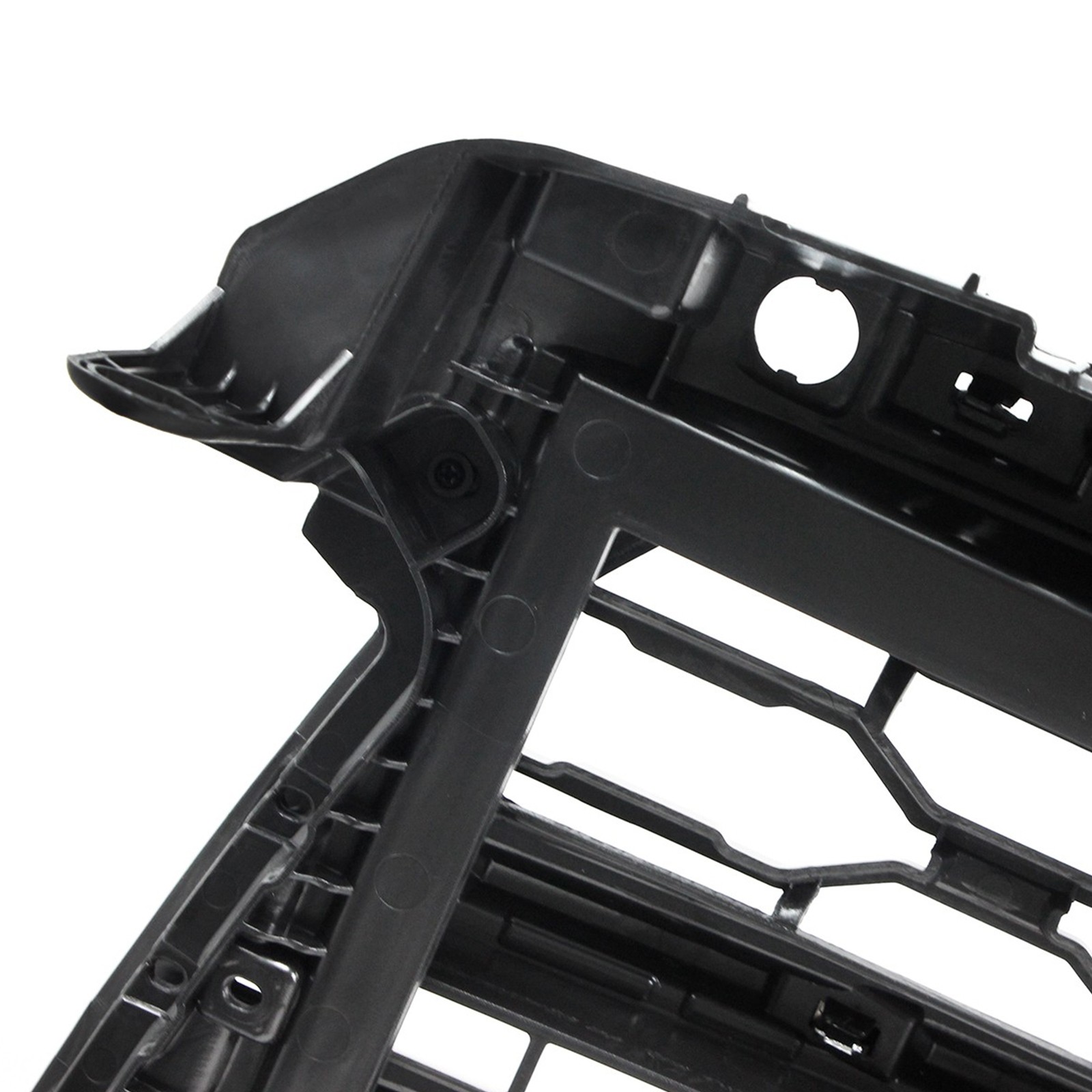 Front Bumper Grille Grill Matte Black & Chrome Fit For 2019-2024 RAM 2500 3500