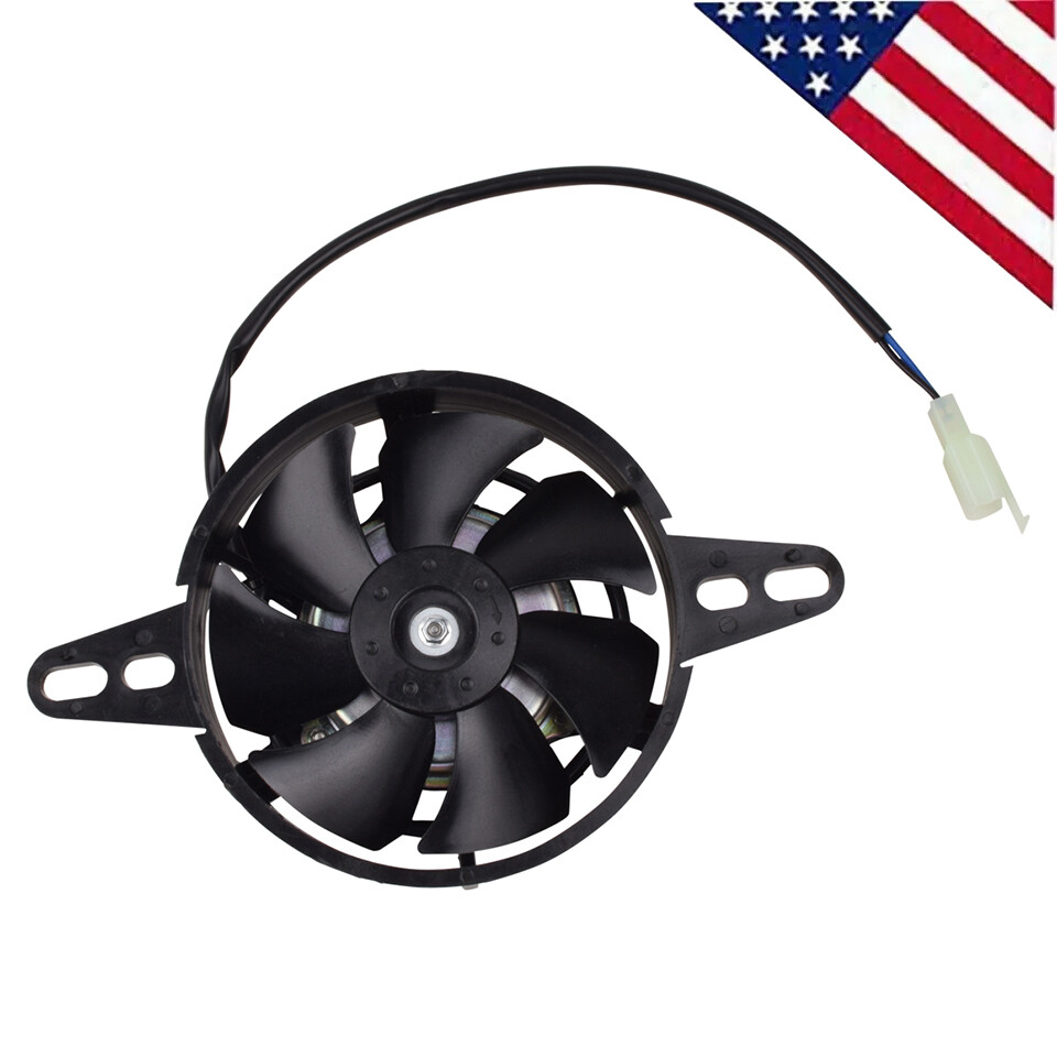 12V DC 4″ Universal Motorcycle Radiator Cooling Fan for Dirt Bike ATV Motocross