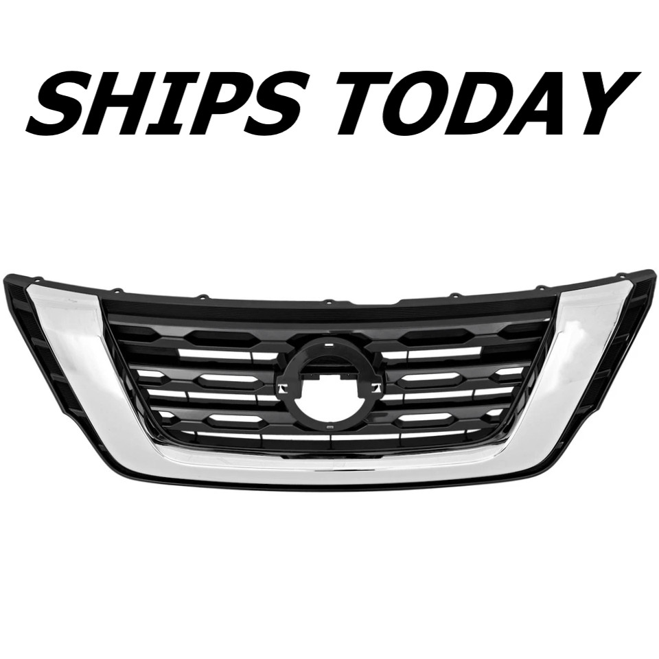 NEW Front Grille For 2017-2020 Nissan Pathfinder Without Camera Hole
