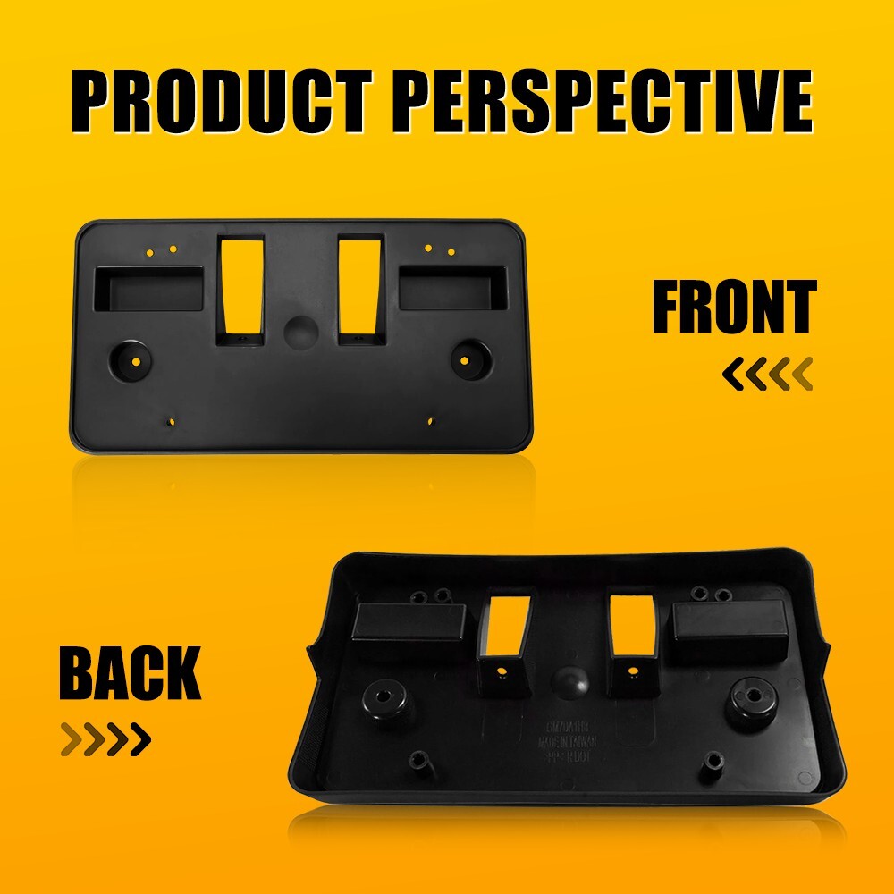 Front License Plate Tag Bracket Holder GM1068198 For 2019-2022 GMC Sierra 1500 T
