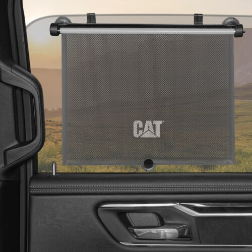Caterpillar 2PC Retractable Side Window Sunshade, Universal Fit for All Vehicles