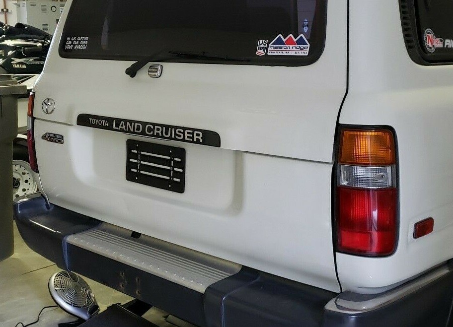 Rear License Plate Tag Holder Mount Bumper Kit Bracket for TOYOTA LAND CRUISER