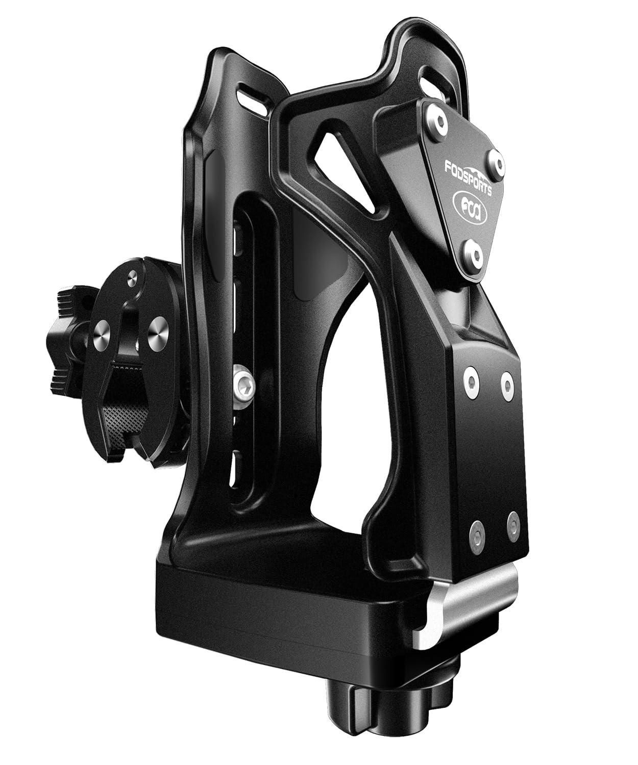 FODSPORTS Motorcycle ATV Cup Holder, Upgraded Drink 1 Pack, Black