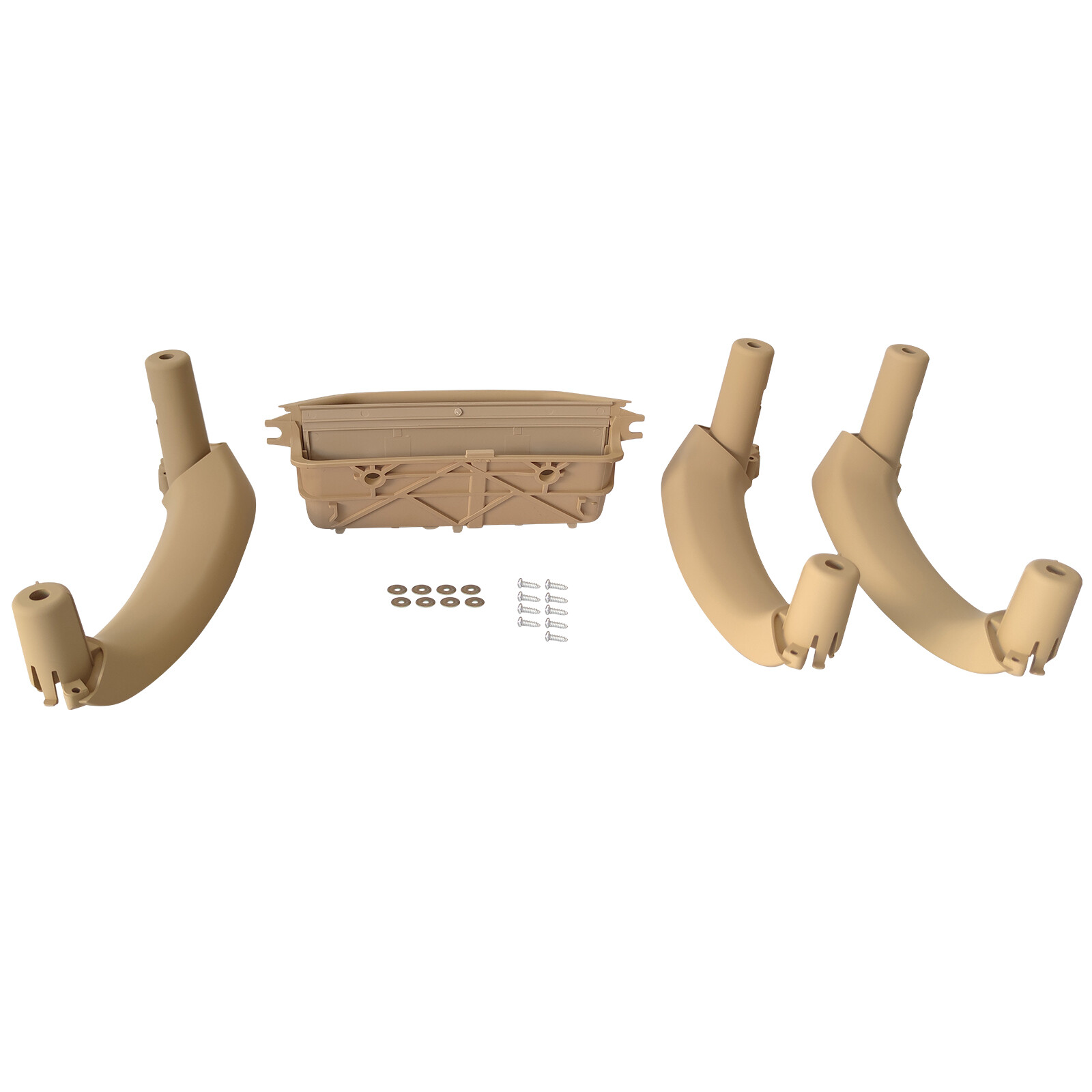 For BMW X3 2011-2017 BMW X4 2015-2018 Beige Interior Door Handle Panel Trim 4pcs