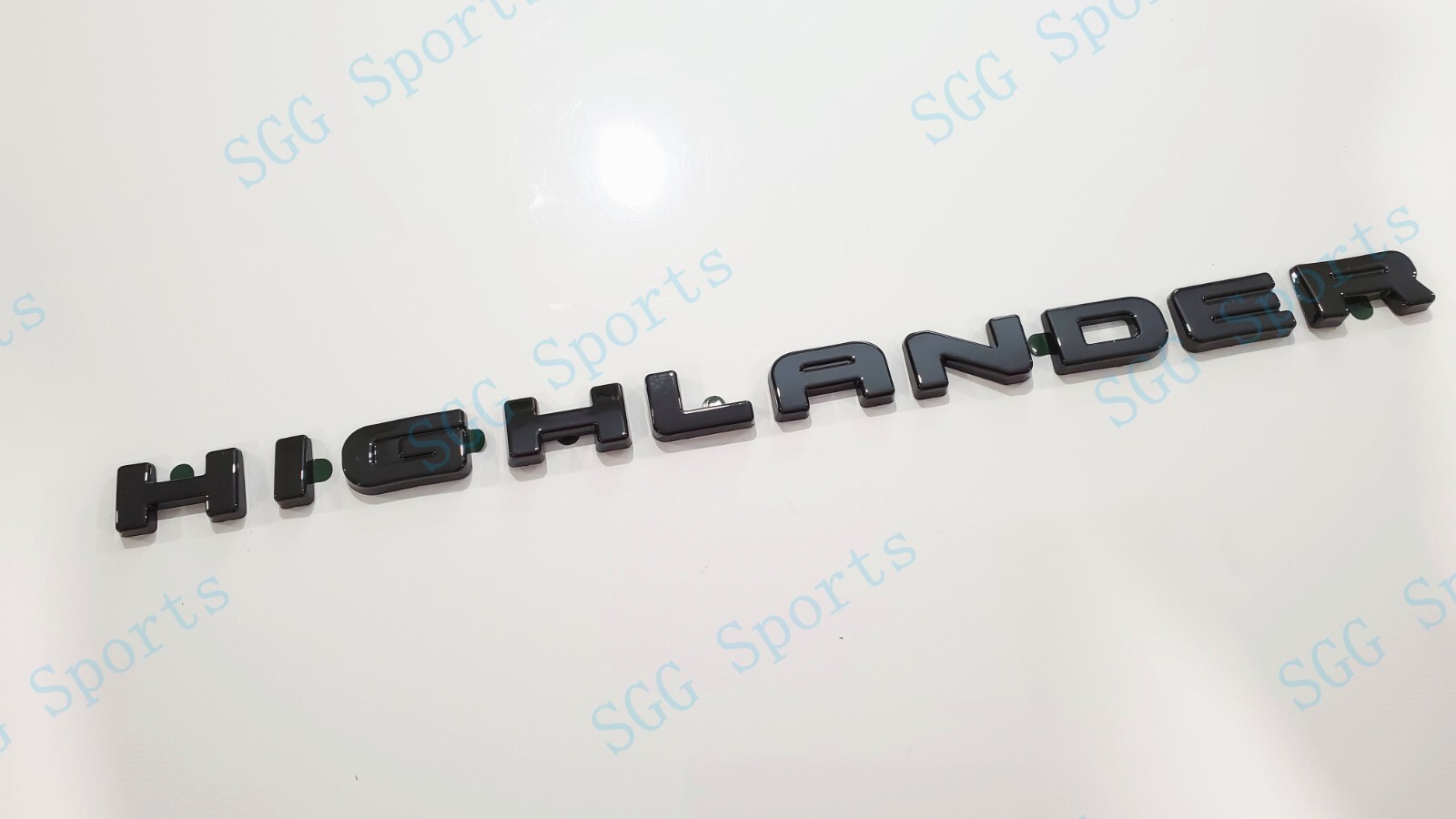 4pc Gloss Black HIGHLANDER Platinum Logo AWD OVERLAY Emblem 2020+ Highlander
