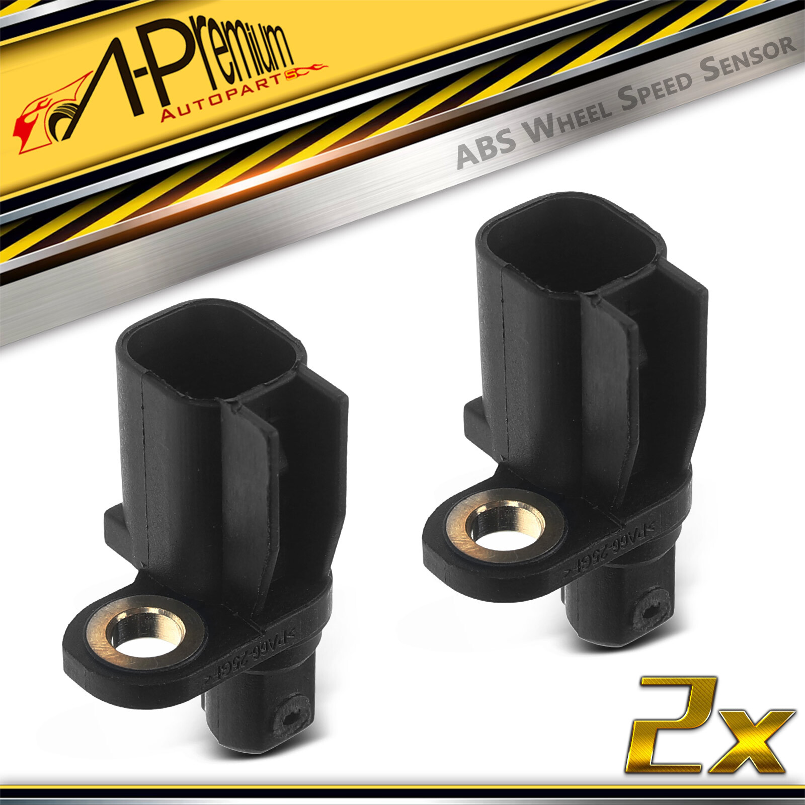A-Premium 2x Rear ABS Wheel Speed Sensor for Ford Transit Connect Lincoln Mazda