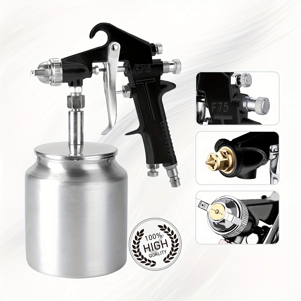 Paint Sprayer, F-75 Spray Gun 1.5mm Nozzle w Cup for Automotive Furniture Parts