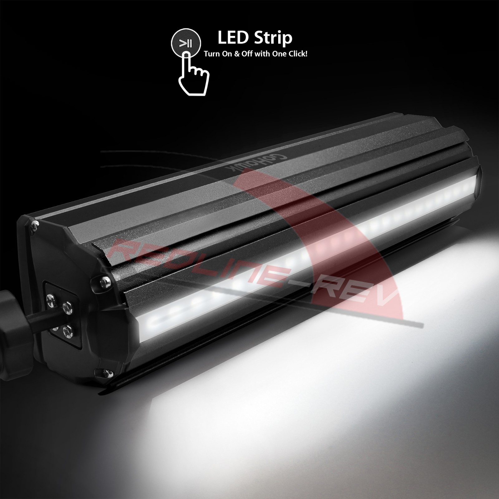 Refurb Bluetooth Waterproof Motorcycle Audio Stereo Speaker System LED FM Radio