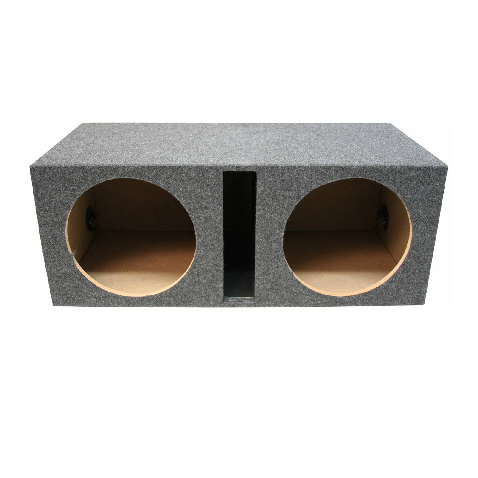 Car Audio Dual 15″ Vented Subwoofer Stereo Sub Box Ported Enclosure 3/4″ MDF