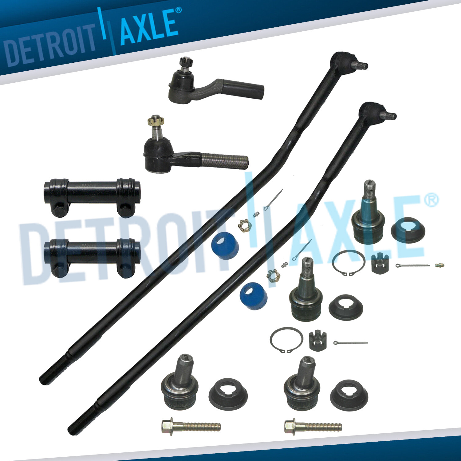 10p Upper Lower Ball Joint Inner Outer Tierod Adjusting Sleeve Set for E250 E350