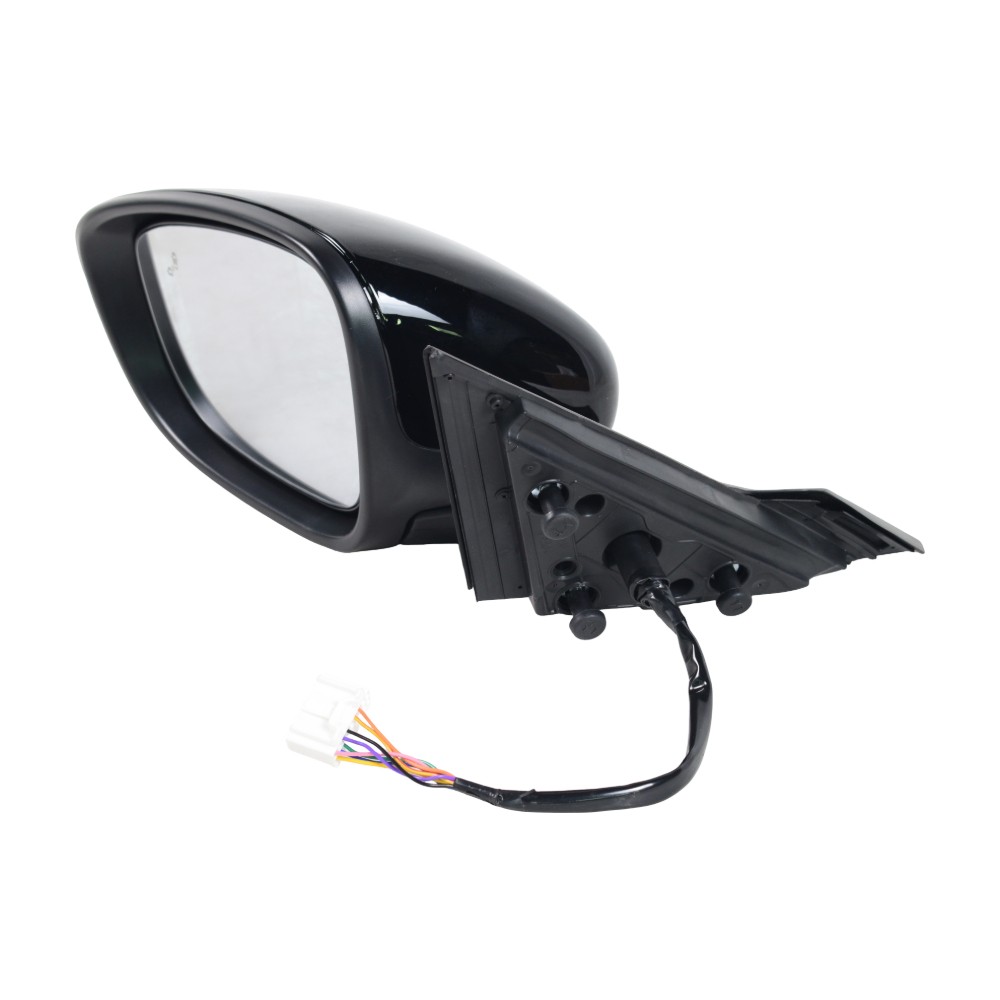Driver Side Exterior Mirror For Ford Fusion 2015-2017 Manual Fold Spotter Mirror