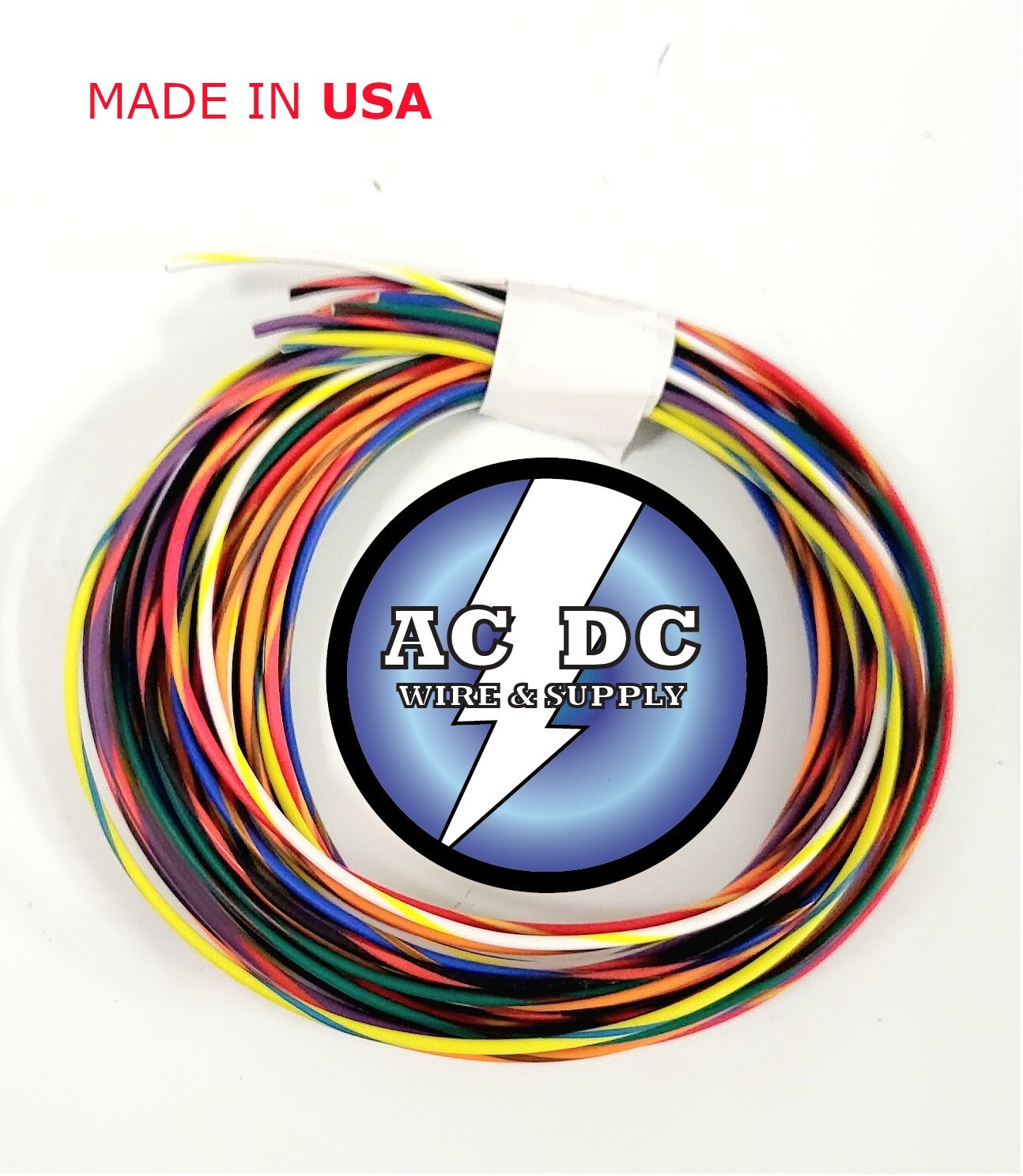 22 AWG TXL HIGH TEMP AUTOMOTIVE WIRE 8 STRIPED COLORS 25 FT EACH 200 FEET (C)