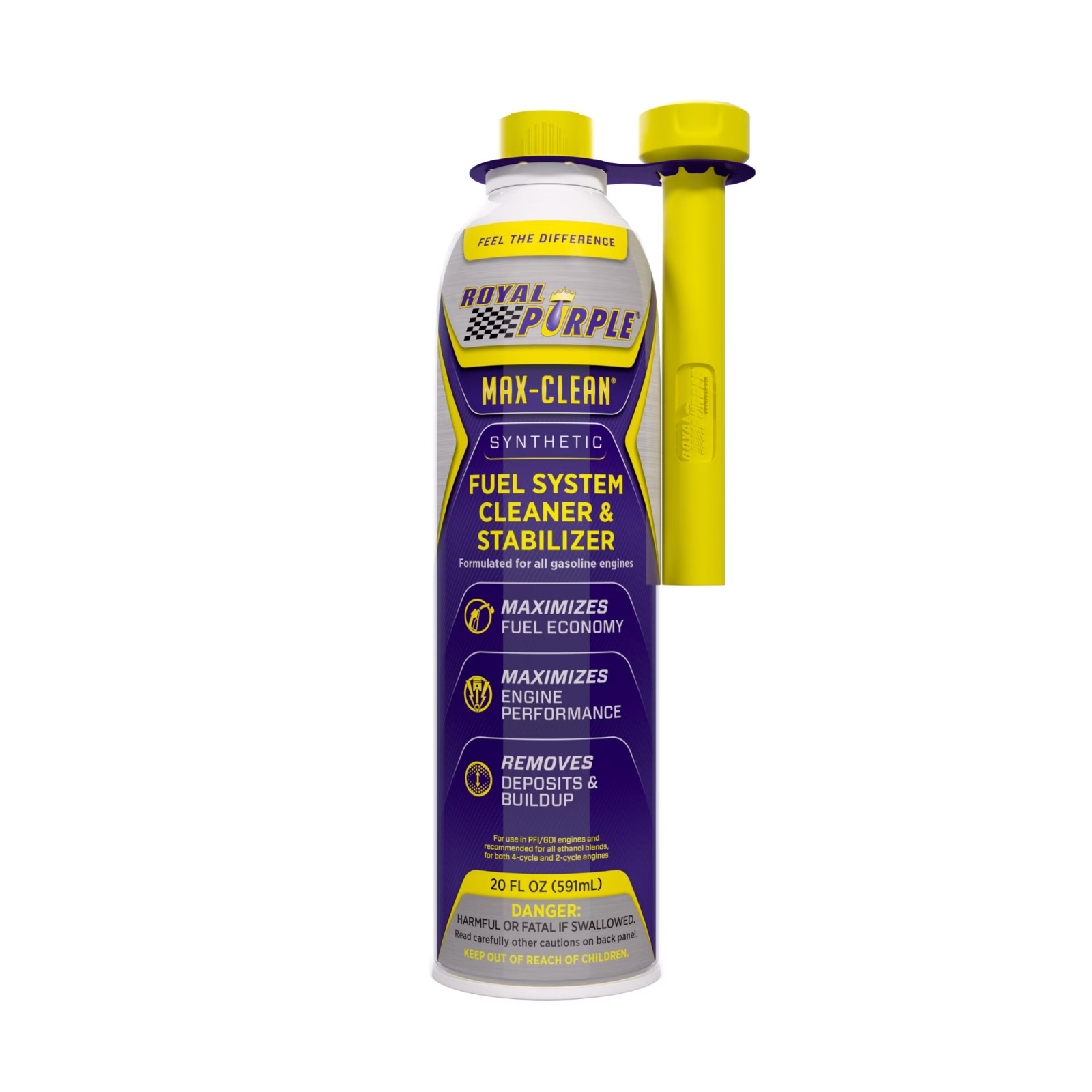 Royal Purple Max-Clean Fuel System Cleaner and Stabilizer 20 Fl Oz