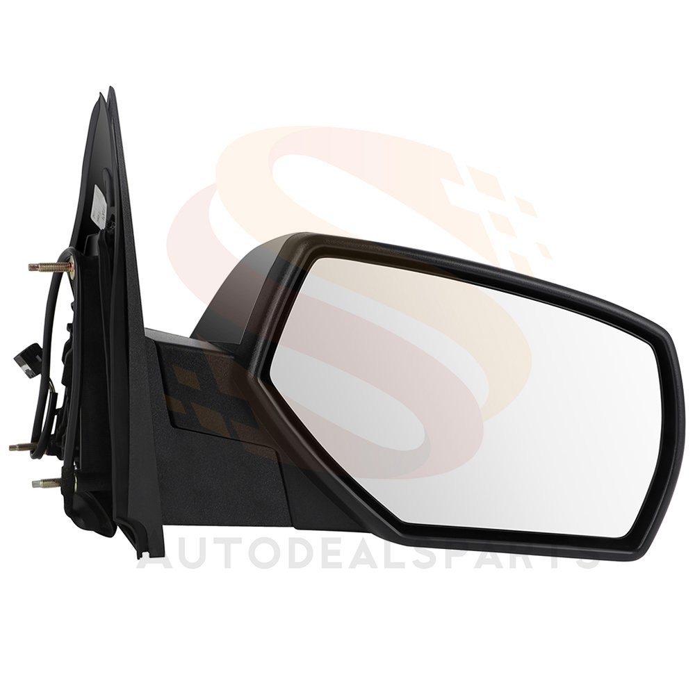 For 15-17 Chevy Silverado GMC 1500 Chrome Power Heated Manual Fold Mirrors Pair