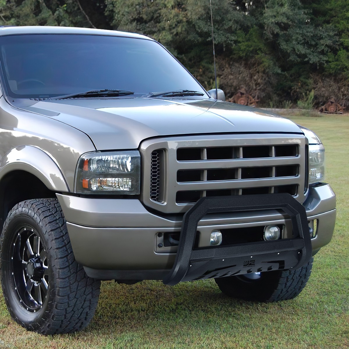 J2 Black Bull Bar Bumper Grille Guard for 99-04 F250-F550 Super Duty/Excursion