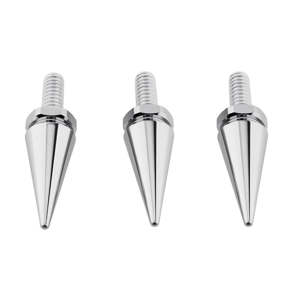 3-30X For 1996-2013 Harley Touring Spike Silver Windshield Trim Screw Bolts Set