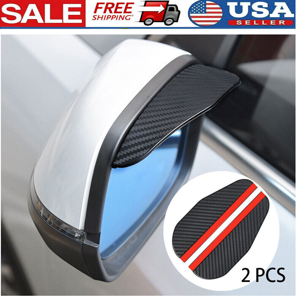 Car Rear View Side Mirror Rain Board Eyebrow Guard Set Sun Visor Accessories