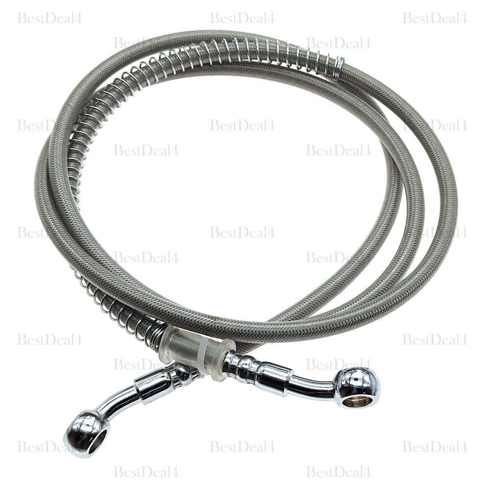 1PCS 60″ Stainless Braided Hydraulic Brake Hose Line For Scooter Atv Dirt Bike