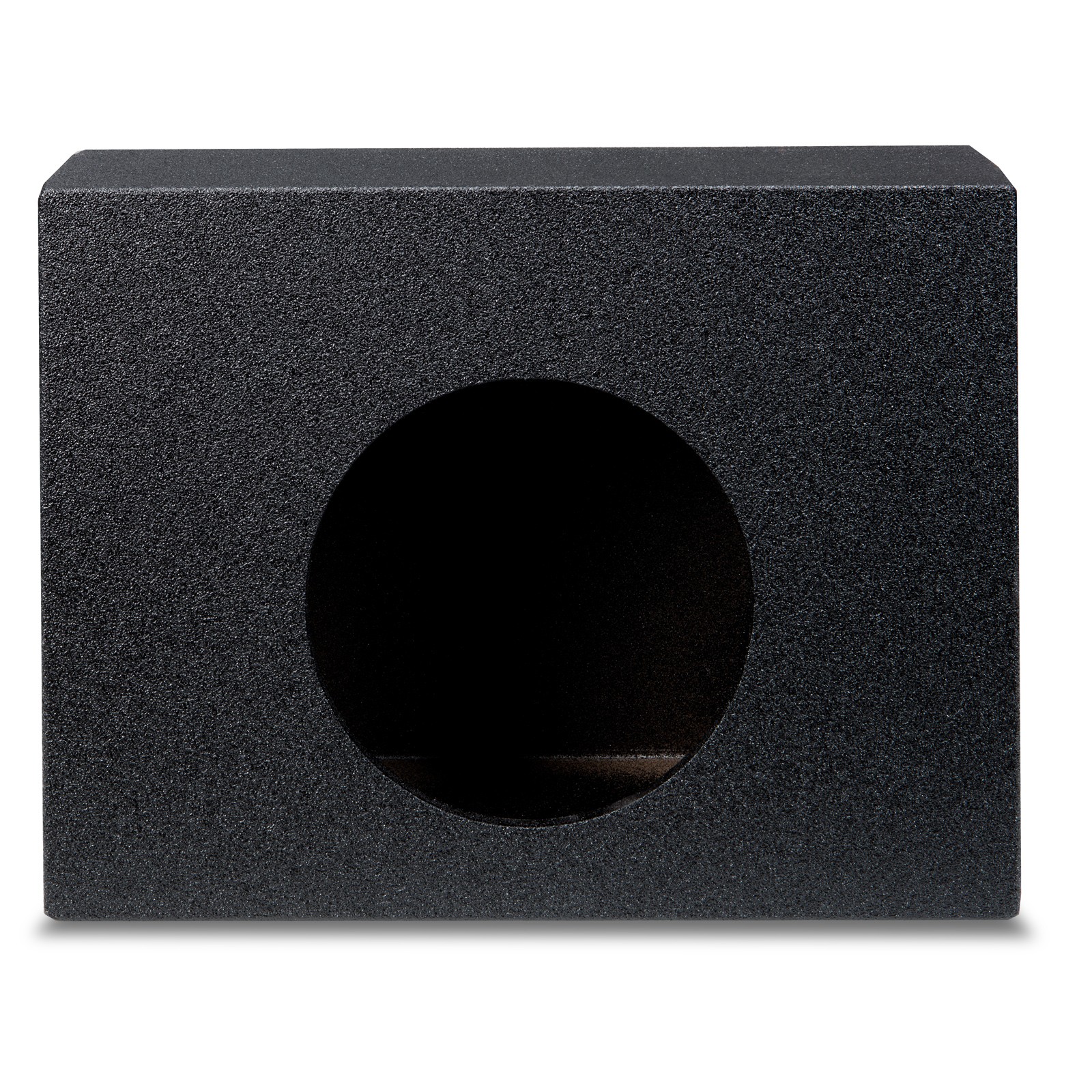 Universal Regular Standard Truck Cab Single 10″ Sub Box Enclosure – Rhino Coated